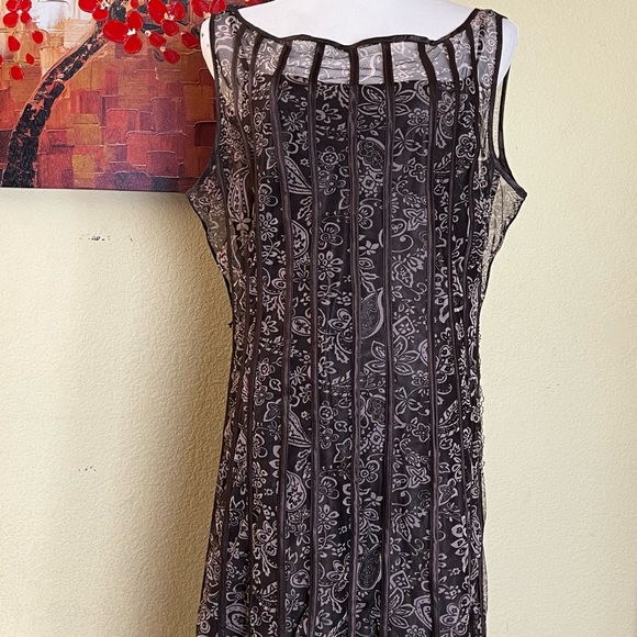 Beautiful Sheer Elegance Chocolate Dress❣️ - Picture 5 of 5